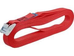 Kelfort Spanband rood met klemgesp 25 mm X10,0 meter