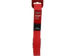 Kelfort Spanband rood met klemgesp 25 mm X10,0 meter