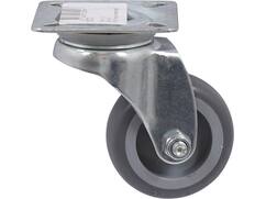 Kelfort Zwenkwiel met plaat 60 kg 75 MM