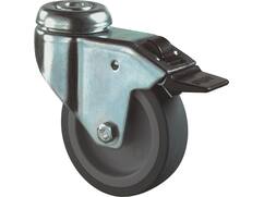 KELFORT Zwenkwiel met boutgat en rem 60 KG 75 MM