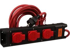 Kelfort Contactblok nylon met kabel H07M-F 3delig 5M 3X2,5