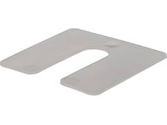 KELFORT Uitvulplaatjes transparant 645 STUKS 1 MM
