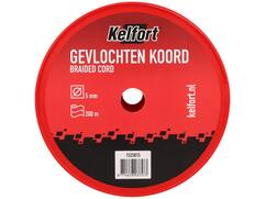 Kelfort Koord gevlochten wit 5 MM