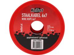 Kelfort Staalkabel gegalvaniseerd 100M/2 mm