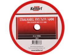 Kelfort Staalkabel RVS 7x7 4 MM