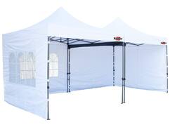 KELFORT Zijwandenset v. werktent WIT 2XRAAM, 1XWAND, 1XWAND M.DEUR 3X3 MTR