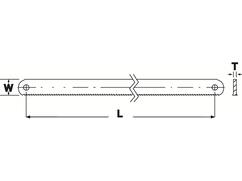 BAHCO Machinezaagblad sandflex 3809-500-50-2.50-6 500X50X2.5