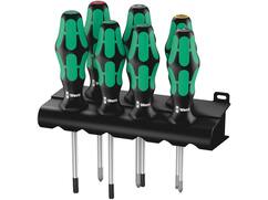 WERA Schroevendraaierset 335/350/367/7 RACK 7-delig