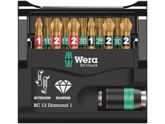 WERA Bitset diamant BC 12 DIAMOND 1 12-DELIG