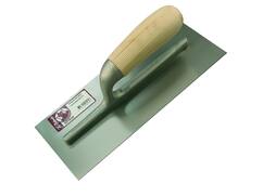 Melkmeisje Plakspaan RVS, blank houten 280X120