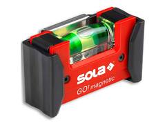 SOLA Waterpas alu rood magnetisch MET CLIP 7,5 CM