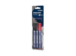LYRA Markeerstiften medium zwart/zwart/rood MARK+SIGN 2-6MM