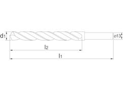 I-Tools Metaalboor HSS gewalst 11.413E / 1 stuks 20 MM