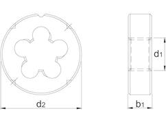 I-Tools Ronde snijplaat HSS 27.100B / 1 stuks M12