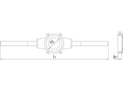 I-Tools Snijplaathouder 81.910Q / 1 stuks 25 X 9 MM