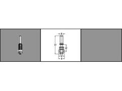 TRASCO Spindel + lager D8 16MM