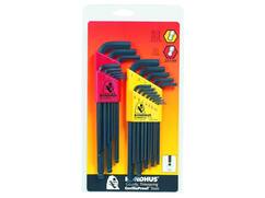 BONDHUS Inbussleutelset kogelkop double pack BLX9M/BLX13
