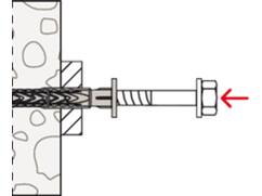 Fischer Constructieplug met schroef SXRL FUS 10X200MM 50st
