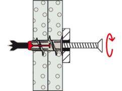 Fischer Gipsplaatplug DUOBLADE 44MM 40st