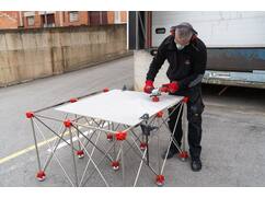 RUBI werktafel inklapbaar RETRAC-TABLE 120X120CM max.700KG