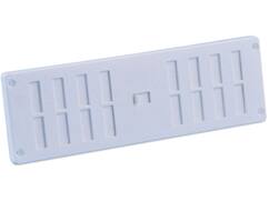 Nedco Schuifrooster wit 80X250 MM