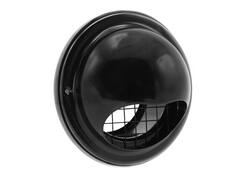 NEDCO Buitenrooster RVS zwart BOL MODEL 100 MM