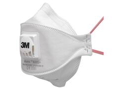 3M Stofmasker met uitademventiel vouwbaar AURA 9332+ FFP3 NR.D 10 stuks