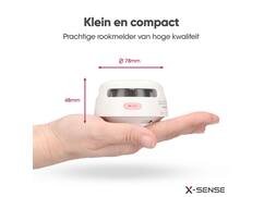 X-SENSE Rookmelder Draadlooskoppelbaar 500.XS01.W 3V