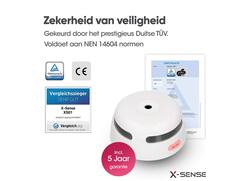 X-SENSE Rookmelder Draadlooskoppelbaar 500.XS01.W 3V