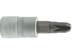 Ironside Dopsleutelschroevendraaier chroom 1/4 philips pz1