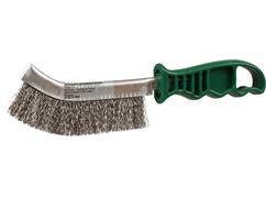 Ironside Staaldraadborstel met kunststof greep groen