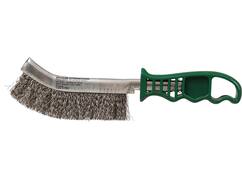 Ironside Staaldraadborstel met kunststof greep groen