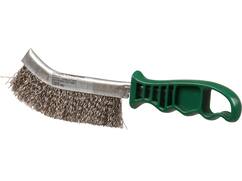 Ironside Staaldraadborstel met kunststof greep groen