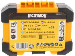 Ironside Bitset in kunststof houder 32-delig 25 mm