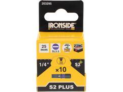 Ironside Bit 1/4 standaard S2 10 stuks sl5,5-25 mm