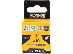 Ironside Bit 1/4 standaard S2 10 stuks tx10-50 mm