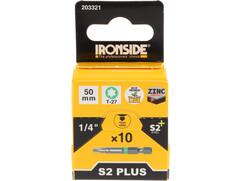 Ironside Bit 1/4 standaard S2 10 stuks tx27-50 mm