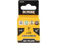 Ironside Bit 1/4 standaard S2 10 stuks tx40-50 mm
