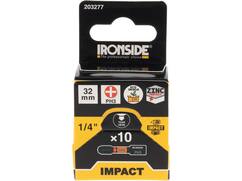 Ironside Bit 1/4 impact S2 10 stuks ph3-32 mm