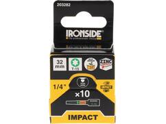 Ironside Bit 1/4 impact S2 10 stuks tx15-32 mm