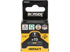 Ironside Bit 1/4 impact S2 10 stuks tx25-32 mm