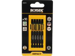 Ironside Bit 1/4 impact S2 10 stuks tx40-75 mm