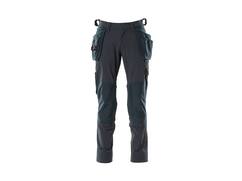 MASCOT Werkbroek stretch met knie- en spijkerza DONKERMARINE 82C68