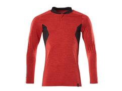 Mascot Poloshirt met lange mouwen signaalrood/zwart XL ONE