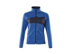 Mascot Gebreide trui met rits dames helder blauw/donkermarine L