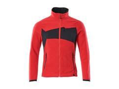 Mascot Fleecetrui met rits signaalrood/zwart 4XL