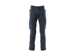 Mascot Werkbroek stretch met kniezakken donkermarine 90C58