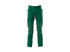 Mascot Werkbroek stretch met kniezakken groen 82C42