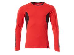 Mascot T-shirt met lange mouwen signaalrood/zwart XL ONE