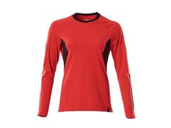 Mascot T-shirt met lange mouwen dames signaalrood/zwart 3XLONE